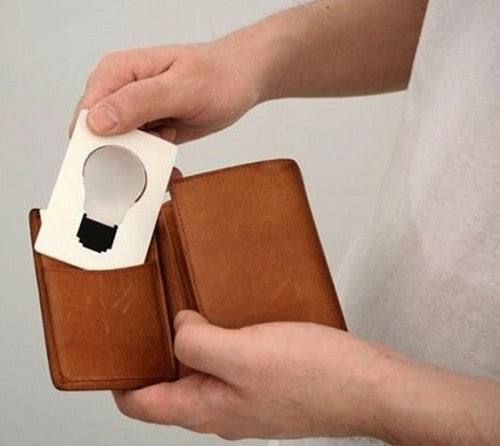 Light Bulb Wallet Light